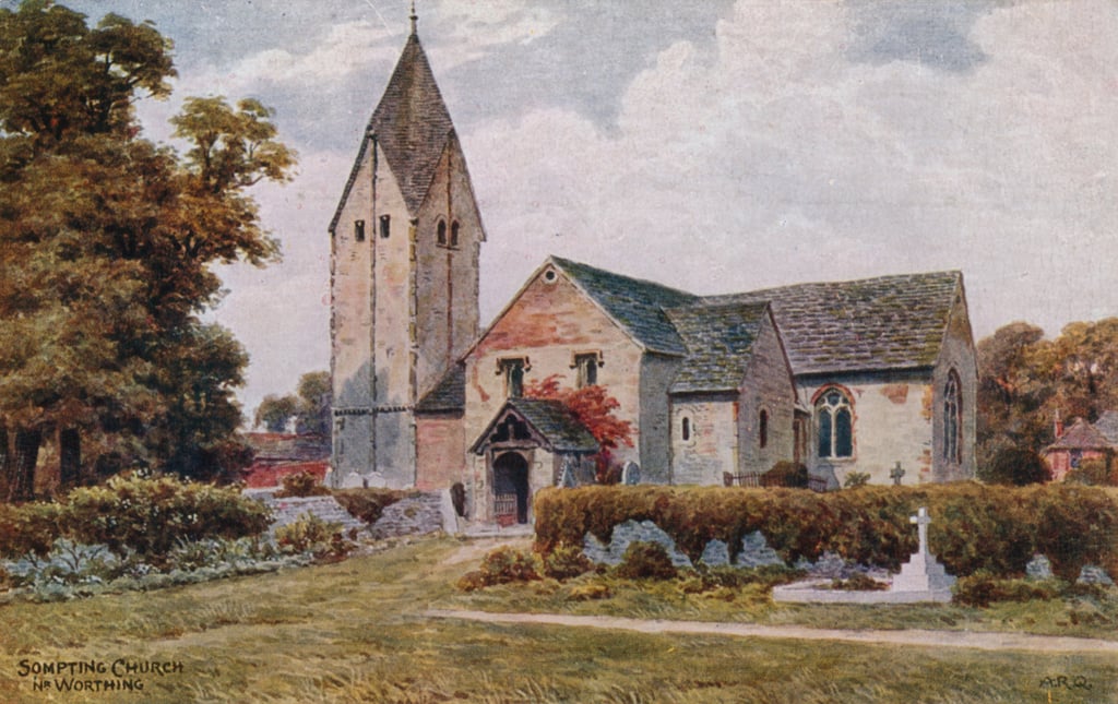 Sompting Kirche in der Nähe von Worthing